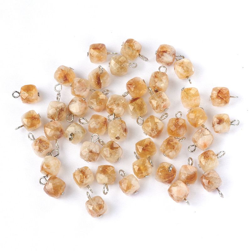1724-9Mm contas de cristal quadradas cortadas, botões cheongsam Hanfu, acessórios de vestuário Acessórios de jóias DIY