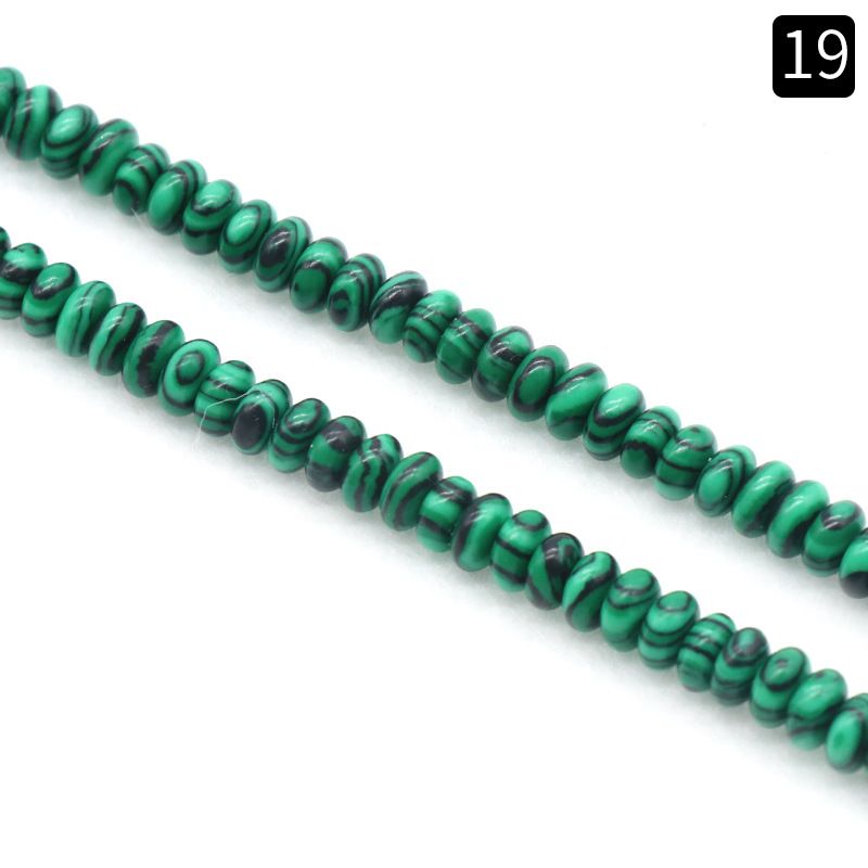1113-Pedra semipreciosa de ágata de cristal natural 2X4mm ábaco frisado DIY pulseira colar brincos material de jóias