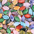 1461-22Mm Pingente de Olho de Cavalo, Cristal Natural Pingente de Olho de Cavalo Semi-Precioso Brincos DIY Acessórios Colar