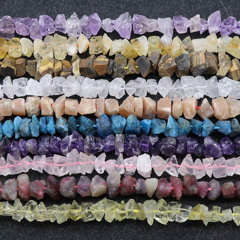 6-12Mm buraco médio pequena pedra ágata cristal, mina de lã irregular frisada DIY colar de mão acessórios de jóias de orelha