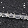 Ágata de cristal pedra semipreciosa 8mm quadrado cortado contas soltas DIY pulseira colar acessórios material