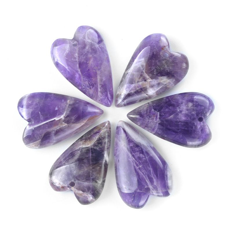 25 * 40 longo amor casal DIY material artesanal cristal ágata pêssego colar acessórios com buracos