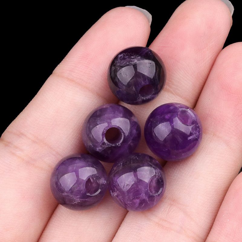 2197-Grânulos de buraco grande Ágata de cristal contas soltas 12mm buraco 3mm grande buraco DIY roupas pedra natural contas soltas acessórios