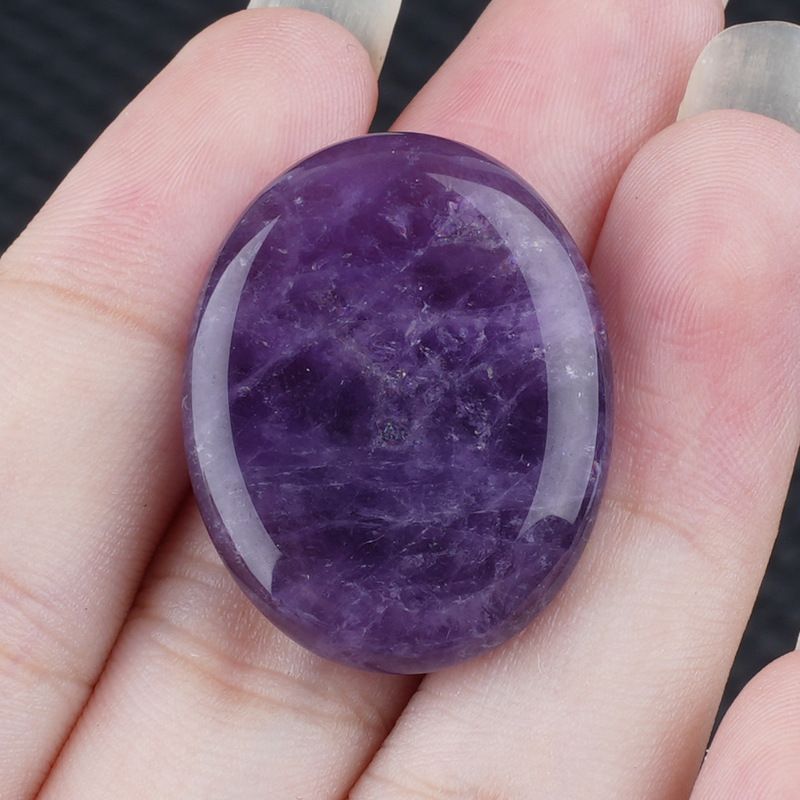 Gravação runa LOGO cristal oval fatia de pedra natural acessórios de jóias personalizados DIY