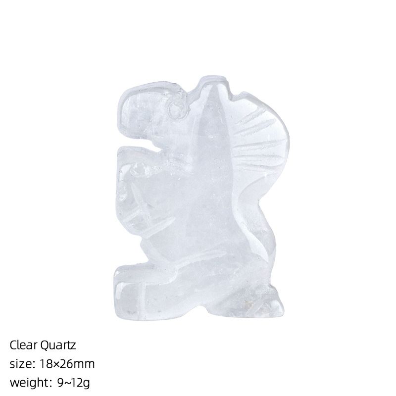 1 polegada de cristal natural pônei ornamento home desktop micro paisagem Ano do Cavalo mascote ágata escultura decoração cavalo