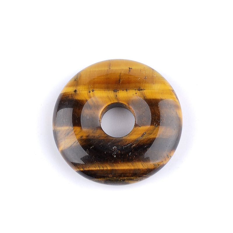 20Mm pingente de fivela de segurança de pedra de ágata de cristal natural, estilo nacional grande buraco redondo acessórios de colar nostálgico de pedra semipreciosa