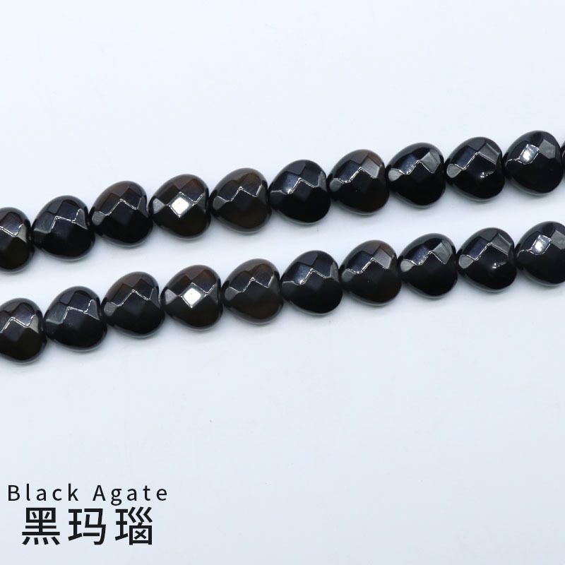 Contas de amor de corte 15Mm, pedras semipreciosas de ágata de cristal contas soltas pulseira DIY colar brincos acessórios de jóias