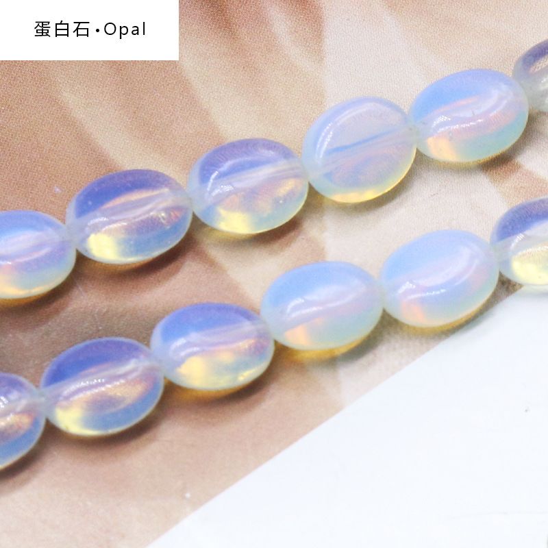 Cristal ágata pedra semi-preciosa 8x10mm irregular oval frisado DIY colar brincos acessórios de jóias