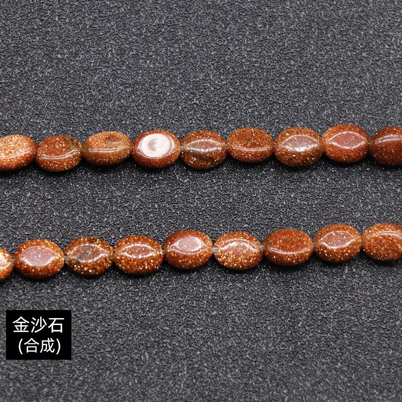 Cristal ágata pedra semi-preciosa em forma de ovo 6 * 8mm oval solto cordão DIY pulseira colar jóias