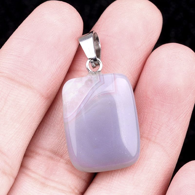 1458-20Mm Pingente Rectângulo, Cristal Natural Pingente Rectângulo de Pedra Semi-Preciosa Brincos DIY Colar Acessórios