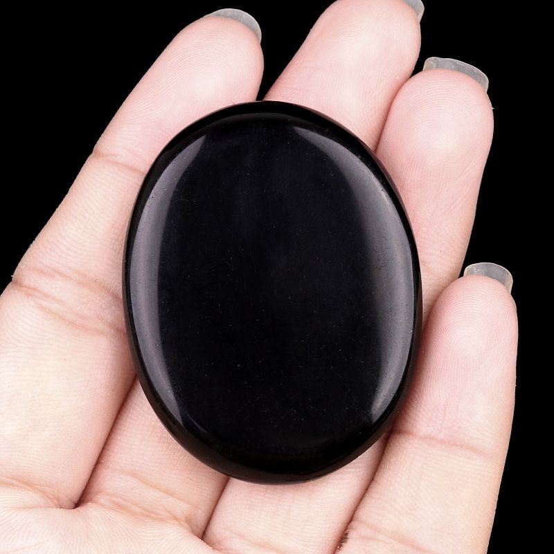 1537 Pingente oval oval duplo plano Worrystone irregular com letras ovais de cristal natural