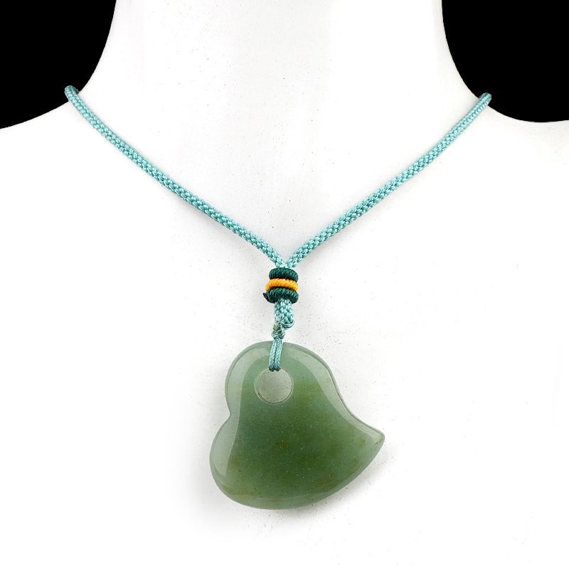 2334-Colar de coração de pêssego de ágata de cristal natural 30mm torto pingente de coração de pêssego pingente de jóias DIY