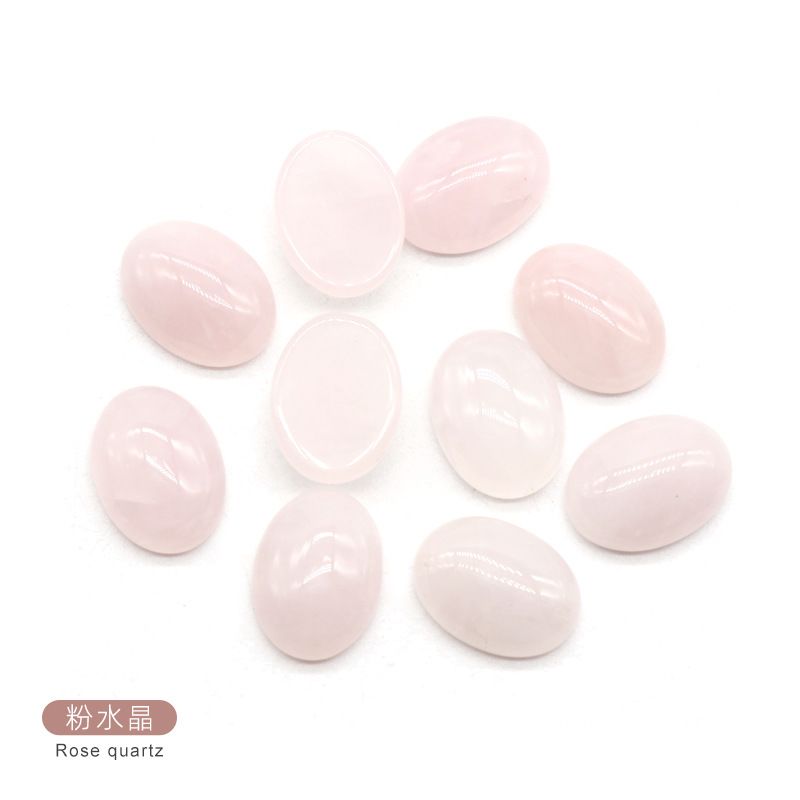 12 * 16Mm de cristal de ágata de superfície de anel de ágata semi-preciosa pedra preciosa remendo oval meia face grampo de cabelo DIY acessórios de jóias