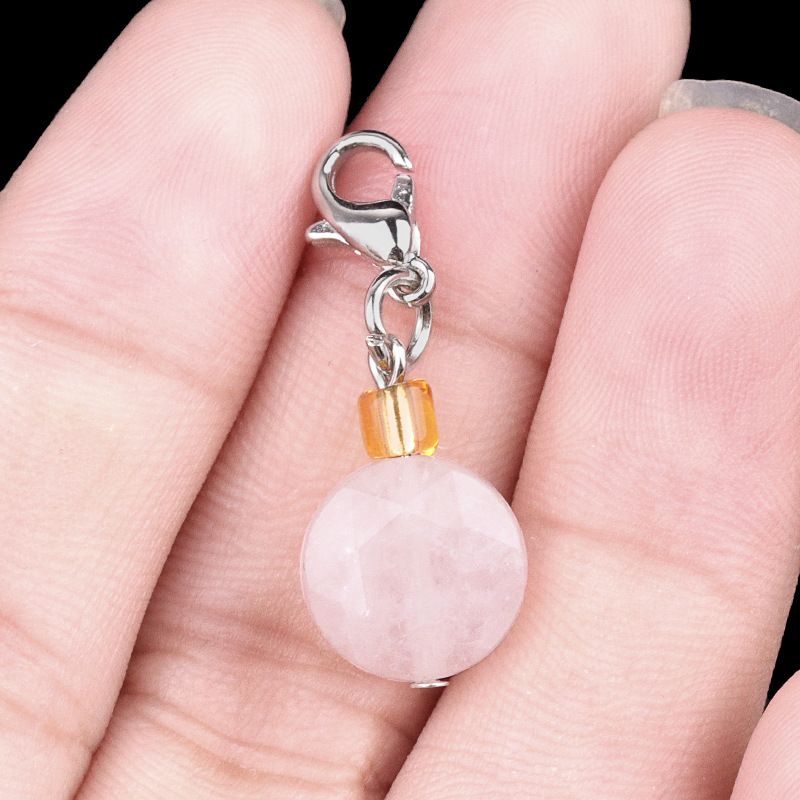2132-Ágata de cristal natural pedra semi-preciosa seção hexagrama pingente pequeno gotejamento jóias DIY acessórios de jóias