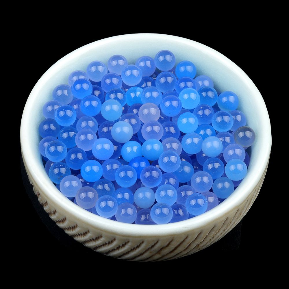 1781-4Mm contas redondas não porosas contas de cristal de pedra natural mini bola, pedra semi-preciosa DIY material de jóias de pedra