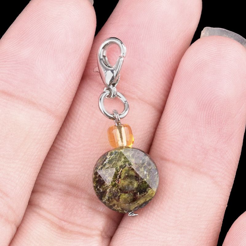 2132-Ágata de cristal natural pedra semi-preciosa seção hexagrama pingente pequeno gotejamento jóias DIY acessórios de jóias