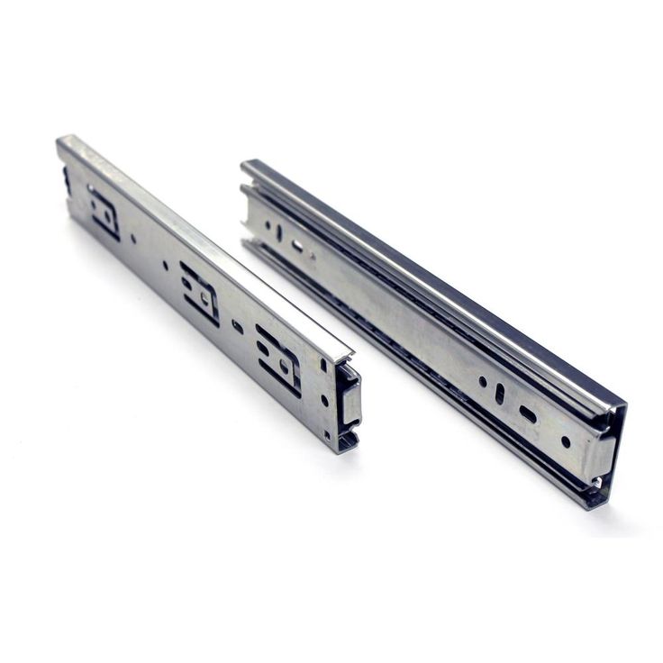 10 in. Side Mount Full Extension Ball Bearing Drawer Slide with Installation Screws (1-Pair)