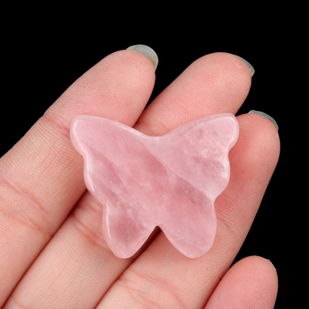 1792 - 30 × 35 mm grande borboleta não porosa, pedra de ágata de cristal natural, borboleta esculpida enfeite de mesa para casa