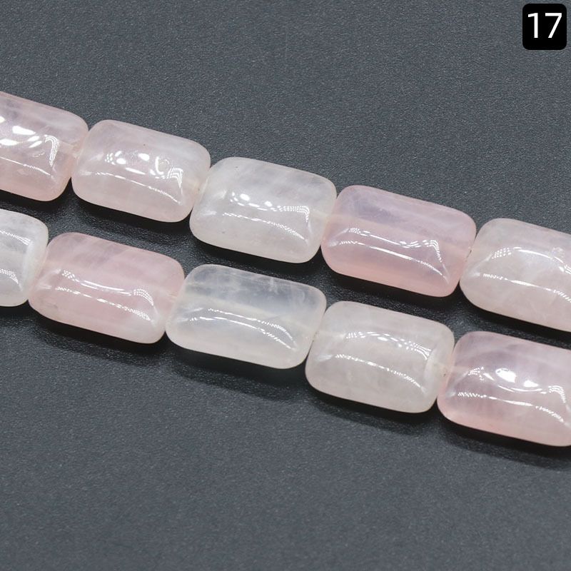 1366-Pedra semi-preciosa de ágata de cristal natural 13 * 18mm plana retangular DIY acessórios de jóias material