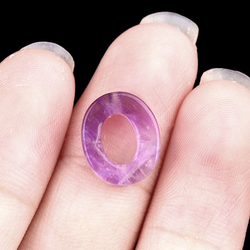 2052-Contas soltas ovais de pedra de cristal natural de ágata de cristal DIY colar pulseira acessórios contas