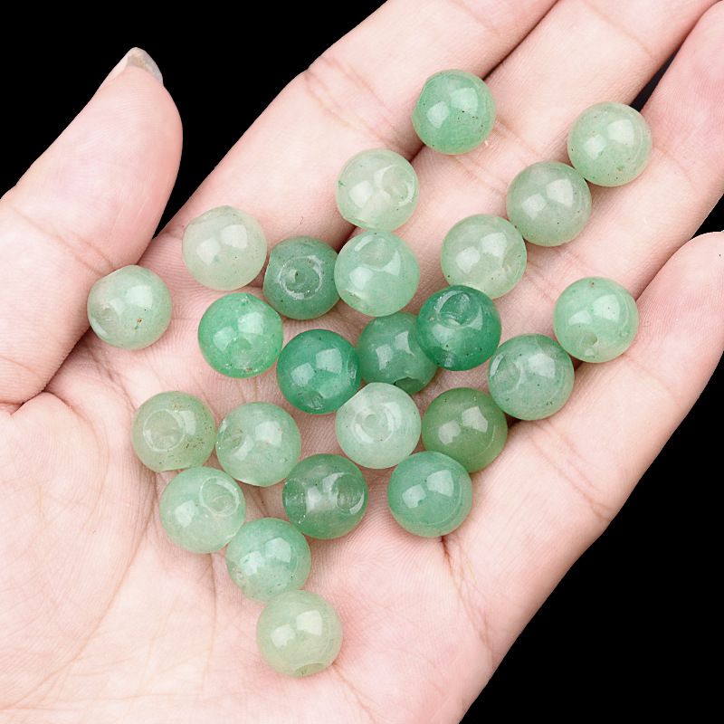 2040-Natural ametista cordão redondo furo lateral fivela de disco de ágata botão de jade Tang roupas Hanfu acessórios de vestuário