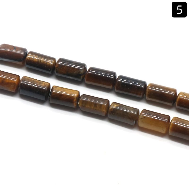 1330-Cristal ágata jade 6 * 10mm cilíndrico solto talão espaçador de tubo redondo talão de balde acessórios DIY vários materiais