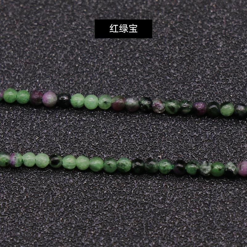 329-Ágata de cristal natural 2mm contas redondas gancho de cabelo material de caminhada pulseira DIY colar acessórios de jóias