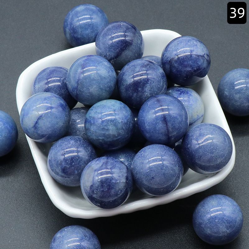 1097Bola não porosa não porosa Bola redonda de 20mm ágata de ametista natural DIY pedra não porosa contas redondas