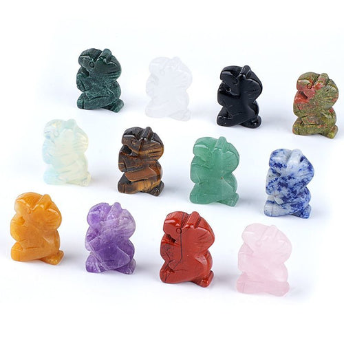 1 polegada de cristal natural pônei ornamento home desktop micro paisagem Ano do Cavalo mascote ágata escultura decoração cavalo