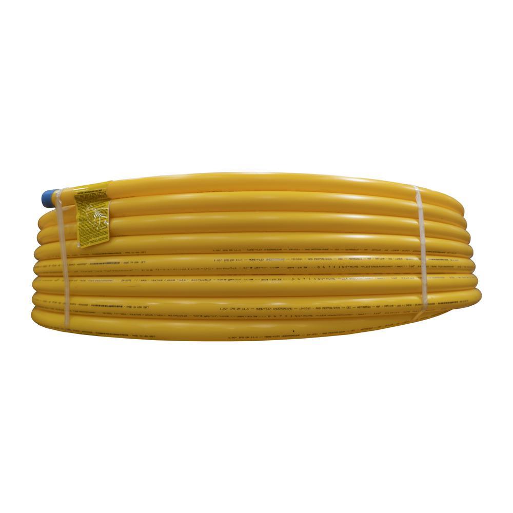 1-1/2 in. IPS x 250 ft. DR 11 Underground Yellow Polyethylene Gas Pipe