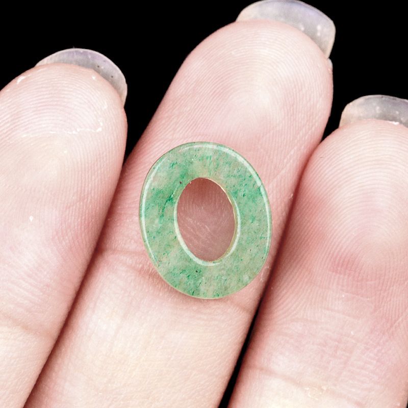 2052-Contas soltas ovais de pedra de cristal natural de ágata de cristal DIY colar pulseira acessórios contas