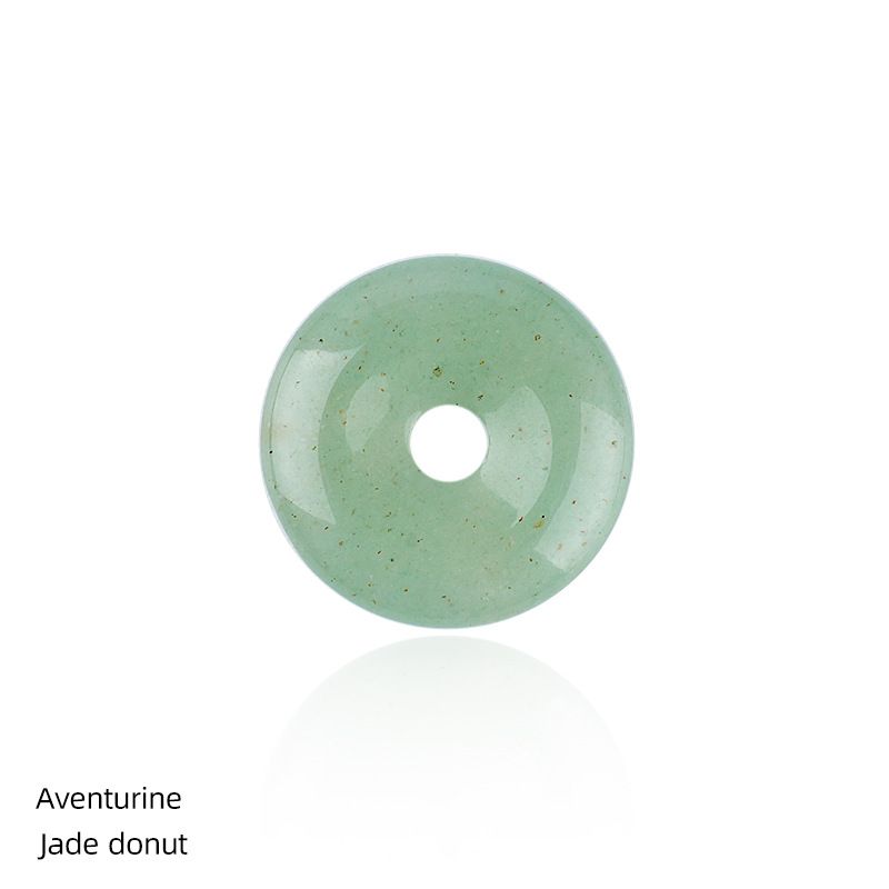 Pingente de fivela de segurança de cristal natural, uma variedade de novos chineses Huaigu ágata jade esculpindo fivela de segurança de cristal em pó redondo