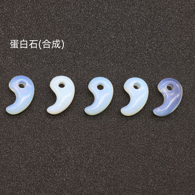 175-Cristal ágata yin e yang gancho jade pingente grande tengu Inuyasha animação pulseira periférica colar acessórios