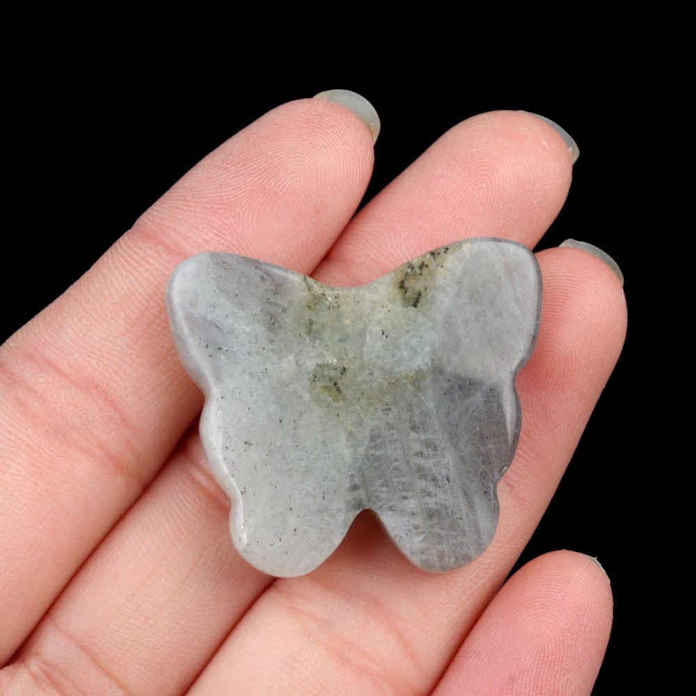 1792 - 30 × 35 mm grande borboleta não porosa, pedra de ágata de cristal natural, borboleta esculpida enfeite de mesa para casa
