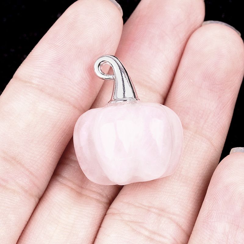 2033-20Mm Chapéu de Mágico Pingente de Abóbora, Pingente de Ametista Micropaisagem de Halloween Decoração Criativa para Casa