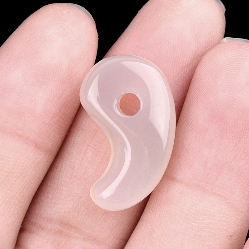 175-Cristal ágata yin e yang gancho jade pingente grande tengu Inuyasha animação pulseira periférica colar acessórios