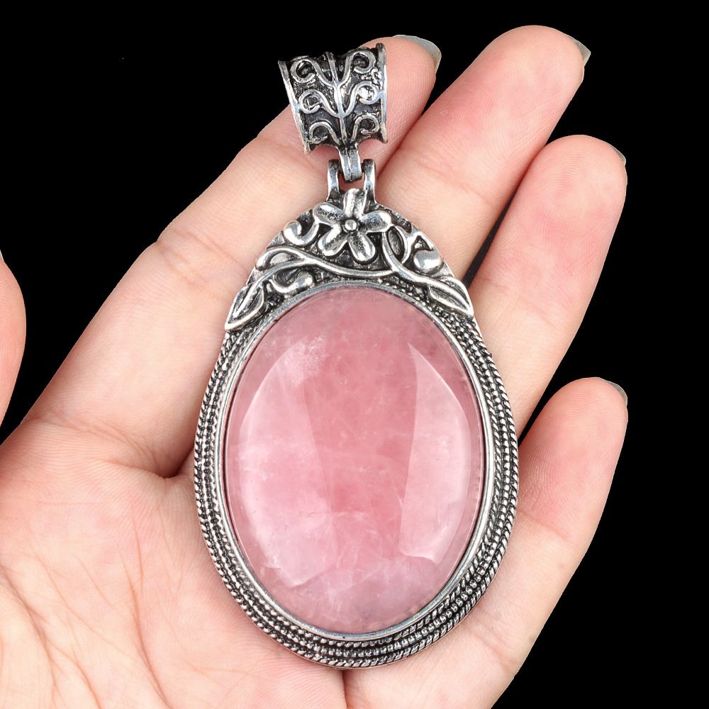 Conjunto de pedras preciosas ágata cristal liga de pedra semipreciosa incrustada pingente de pedra preciosa