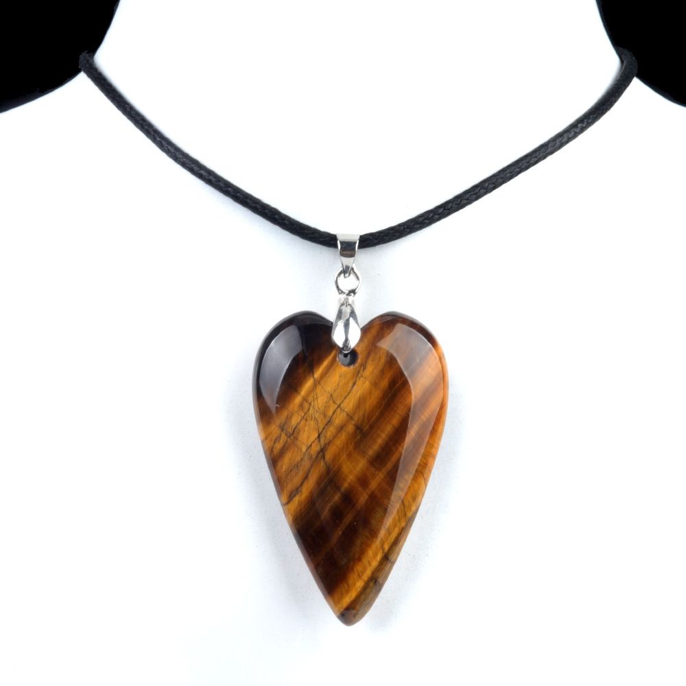 1786-25 * 40Mm grande pingente de amor, cristal natural ágata pedra pêssego coração pingente DIY acessórios de jóias em forma de coração