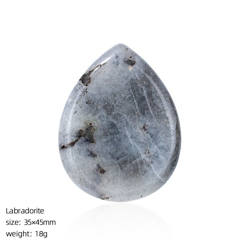 Pedra natural do polegar Massagem de descompressão europeia e americana escultura em pedra de palma com sulco de ágata em forma de gota de água esqueça a pedra da preocupação