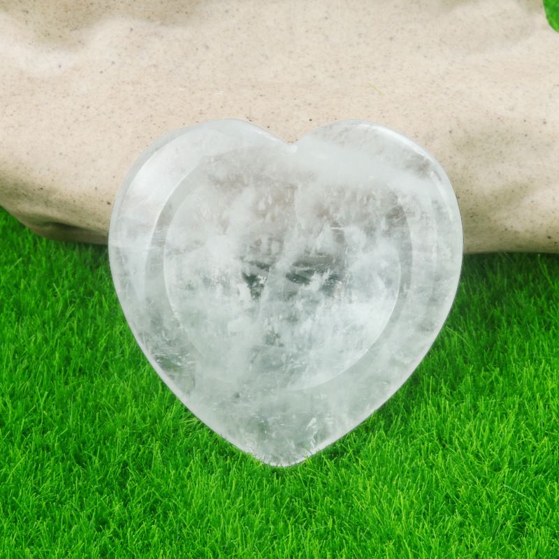 1695 uma pedra semipreciosa de ágata de cristal worrystone amor polegar pedra em forma de coração nepenthes cristal de cura pedra