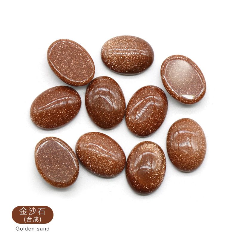 12 * 16Mm de cristal de ágata de superfície de anel de ágata semi-preciosa pedra preciosa remendo oval meia face grampo de cabelo DIY acessórios de jóias