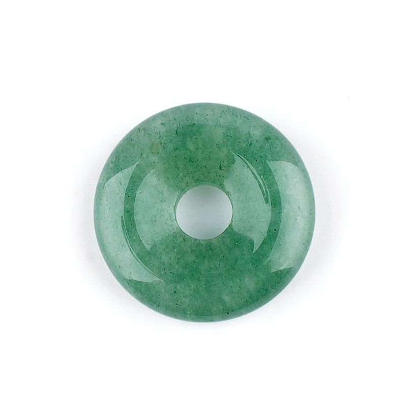 20Mm pingente de fivela de segurança de pedra de ágata de cristal natural, estilo nacional grande buraco redondo acessórios de colar nostálgico de pedra semipreciosa
