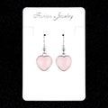 2091-Amethyst agate stone love brincos brincos de pedra preciosa luz luxo