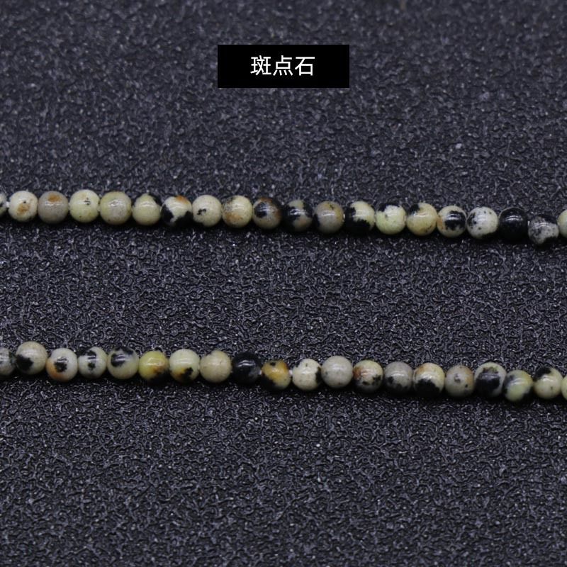 329-Ágata de cristal natural 2mm contas redondas gancho de cabelo material de caminhada pulseira DIY colar acessórios de jóias