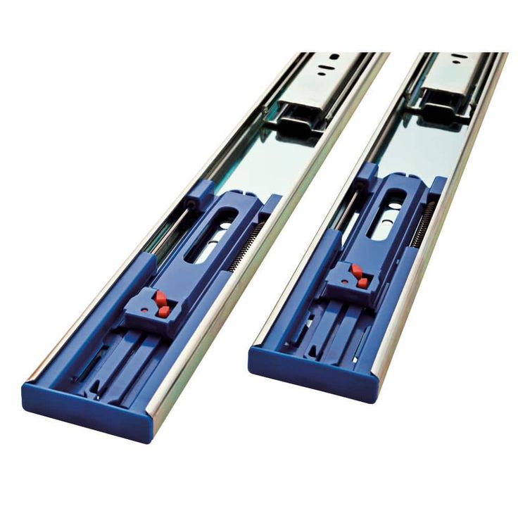 14 in. Soft-Close Full Extension Side Mount Ball Bearing Drawer Slide Set