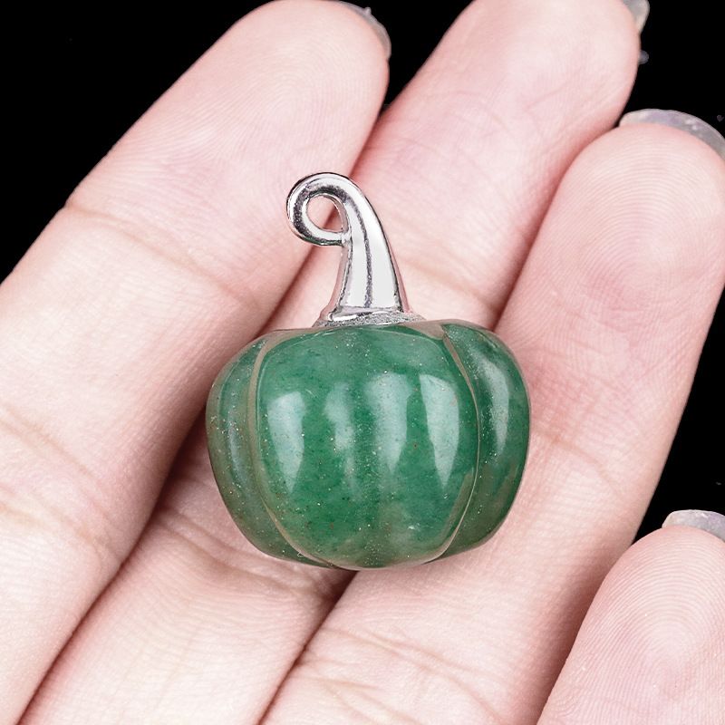 2033-20Mm Chapéu de Mágico Pingente de Abóbora, Pingente de Ametista Micropaisagem de Halloween Decoração Criativa para Casa