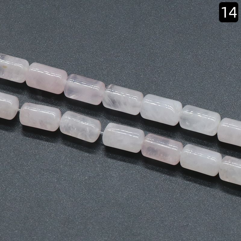 1330-Cristal ágata jade 6 * 10mm cilíndrico solto talão espaçador de tubo redondo talão de balde acessórios DIY vários materiais