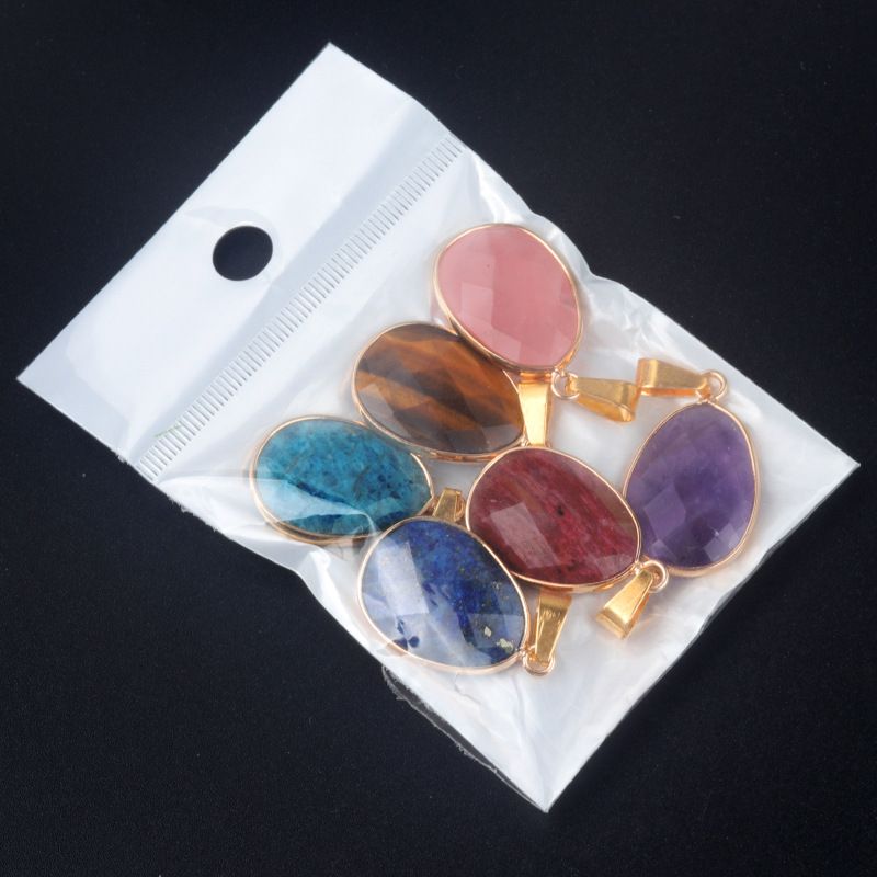1647-Pó natural de ametista em forma especial gota de água cortada com bainha de cobre pingente de furo único, colar de DIY com cabeça de pedra semipreciosa