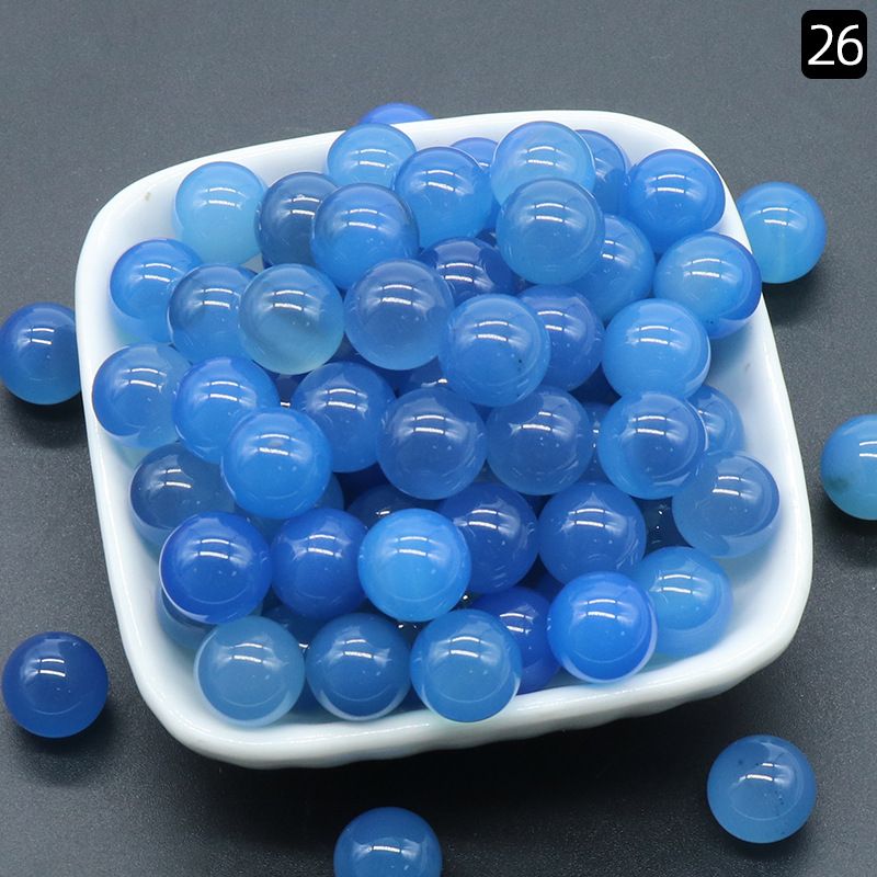 1189-12MM contas redondas contas de cristal de pedra natural não porosa mini bola, pedra semi-preciosa DIY material de jóias de pedra