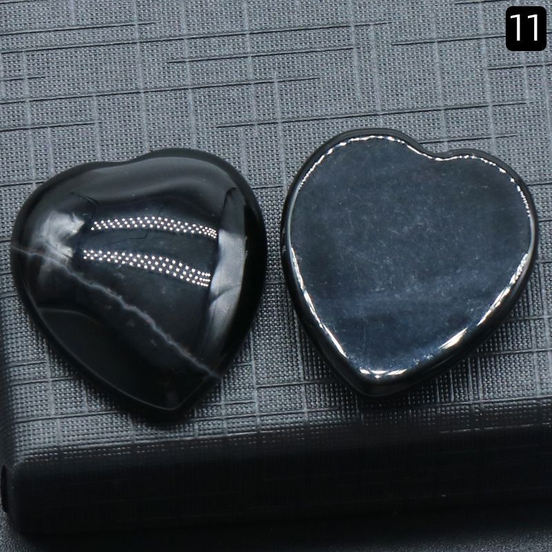 Face de anel em forma de coração 1273-22X25mm, coração único curvado de cristal natural, coração plano de pêssego DIY embutido em pedra solta